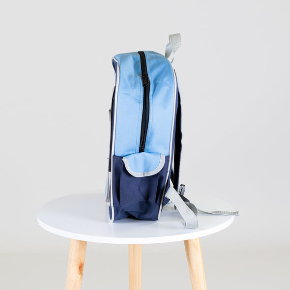 Toddler IO Loves Backpack - Blue and Navy
