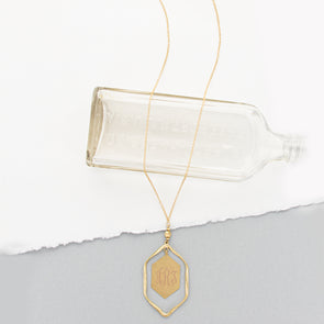 Be Fearless Necklace- Goldtone