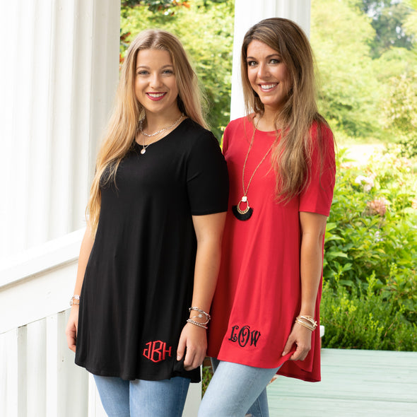 Game Day Ready Tunic - Red