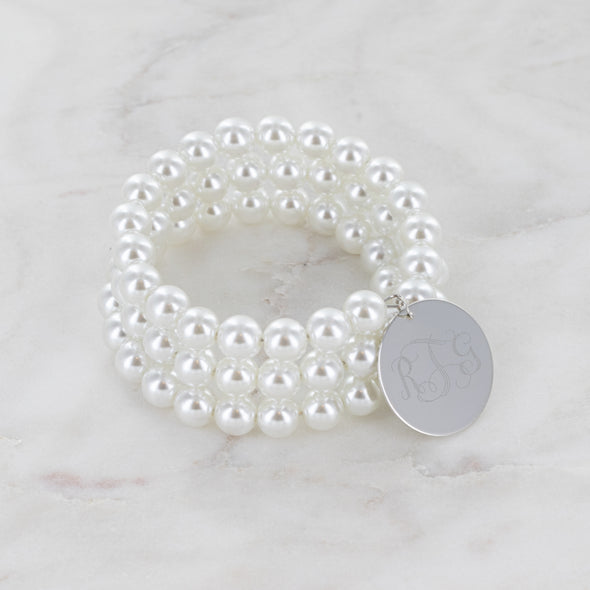 Coils of Pearls Bracelet