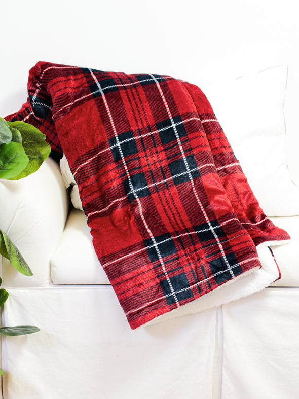 Red Plaid Blanket