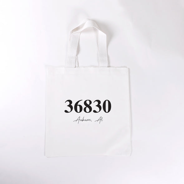 Zip Code Design, Personalized Tote Bag