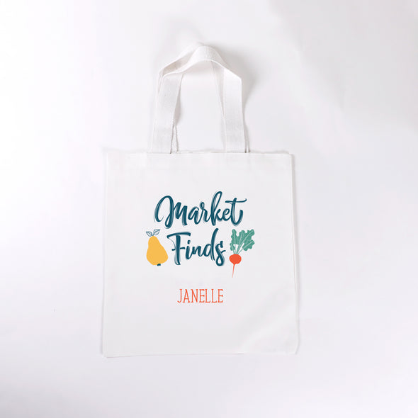 Market Finds, Personalized Tote Bag