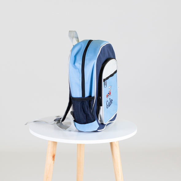 Toddler IO Loves Backpack - Blue and Navy