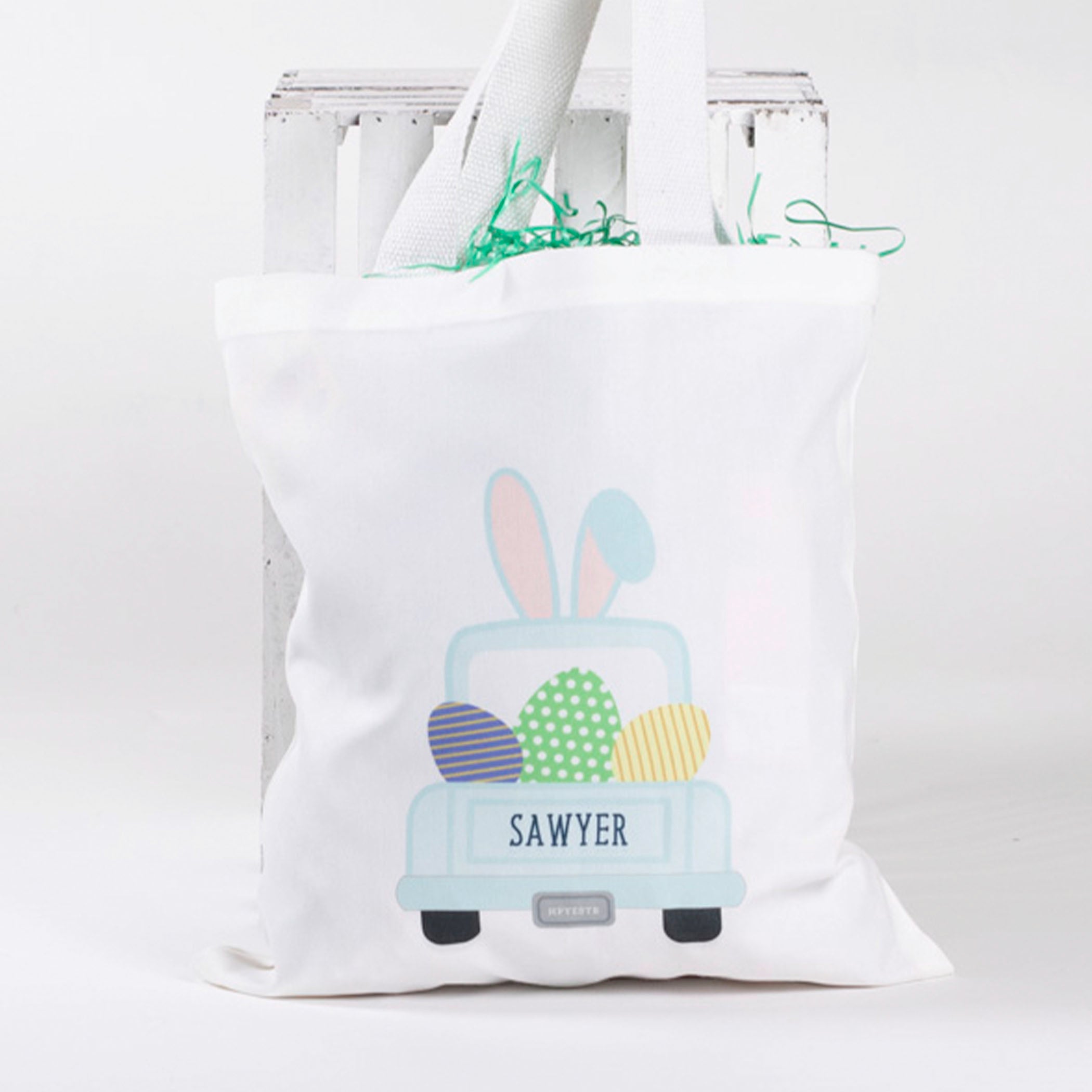 Easter Bunny Truck Tote