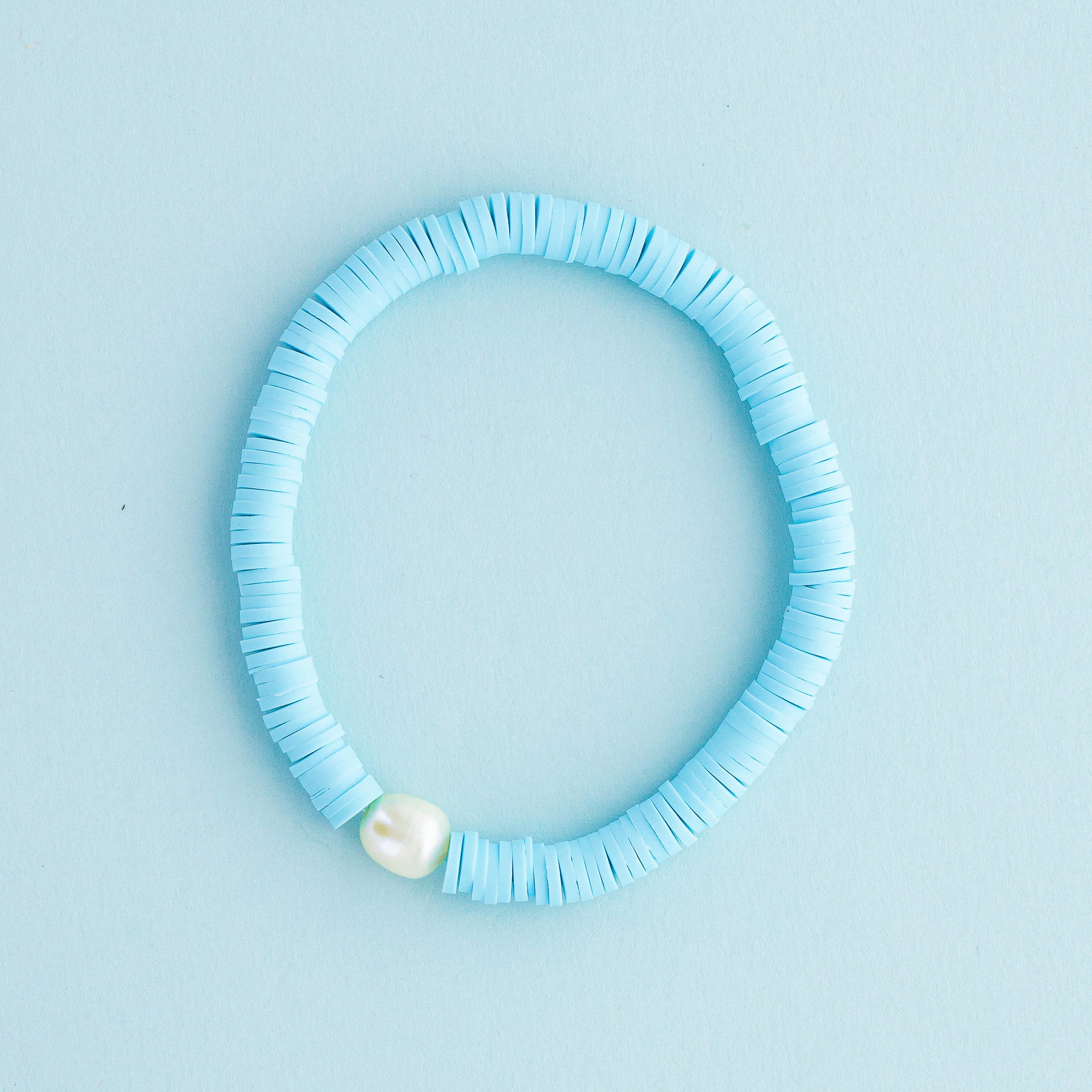 Kids “R” Multi Rubber Beaded Stretch Initial Bracelet