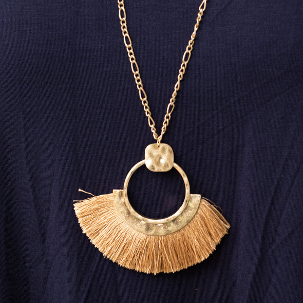 Gold Dust Necklace - Golden Beige