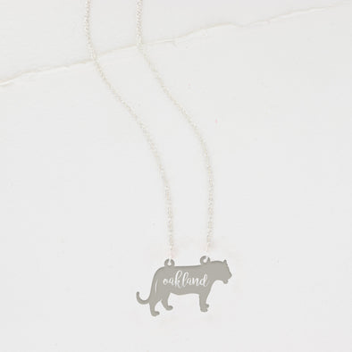 Tiger Acrylic Necklace