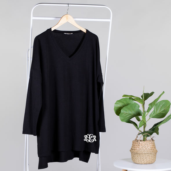 Time After Time Tunic - Black