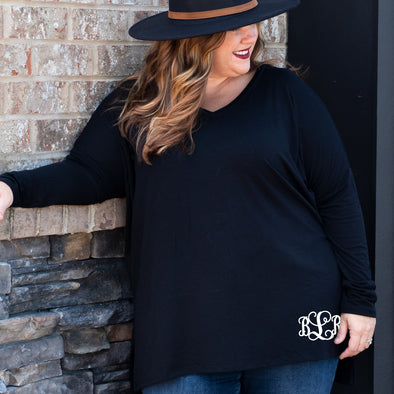 Time After Time Tunic - Black