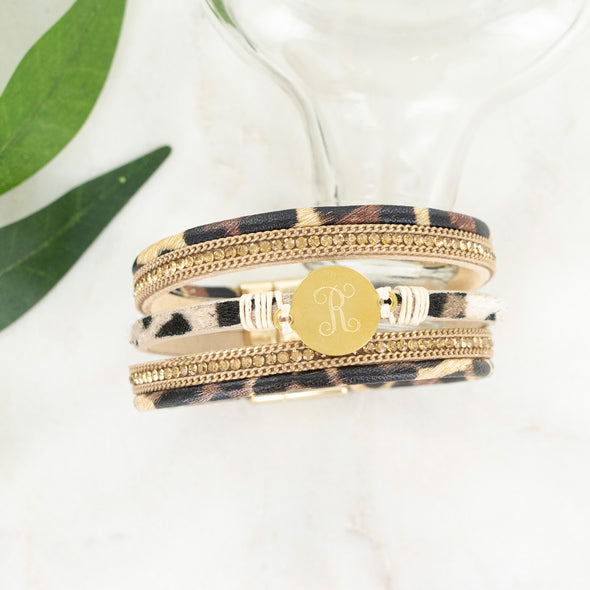 Welcome to the Jungle Bracelet Stack - Brown
