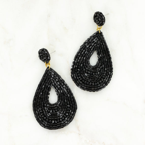 Sparkle and Shine Earrings - Black