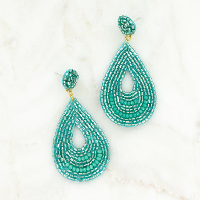 Sparkle and Shine Earrings - Turquoise