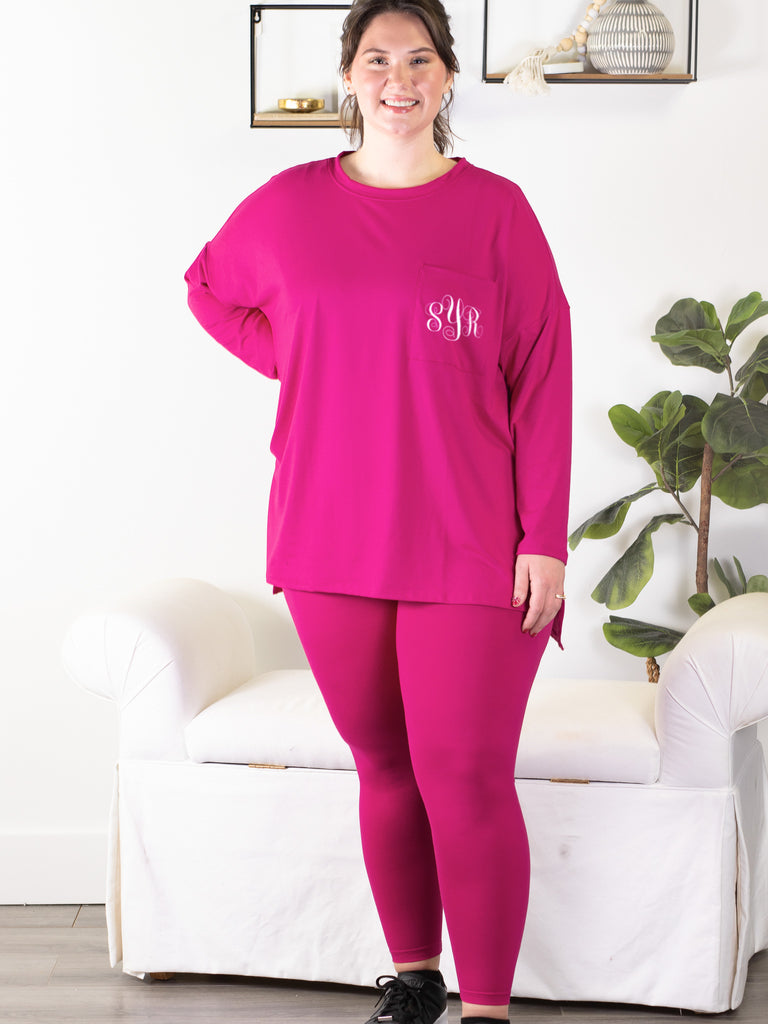 Time to Unwind Tunic & Leggings Set - Dark Teal – Initial Outfitters