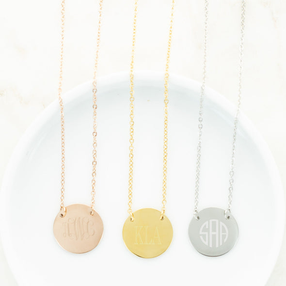 Rose Gold Simple As Can Be Necklace