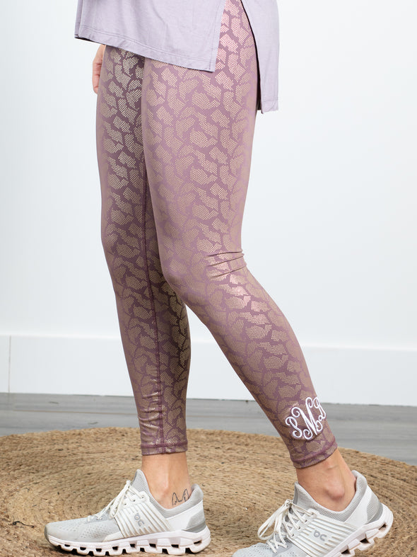 This is How We Do It Leggings - Mauve