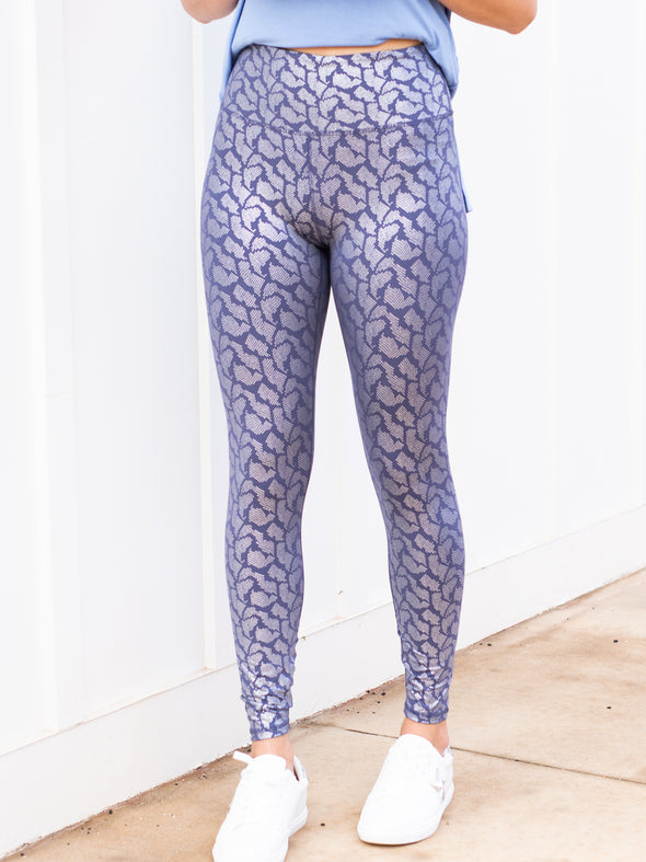 This is How We Do It Leggings - Navy