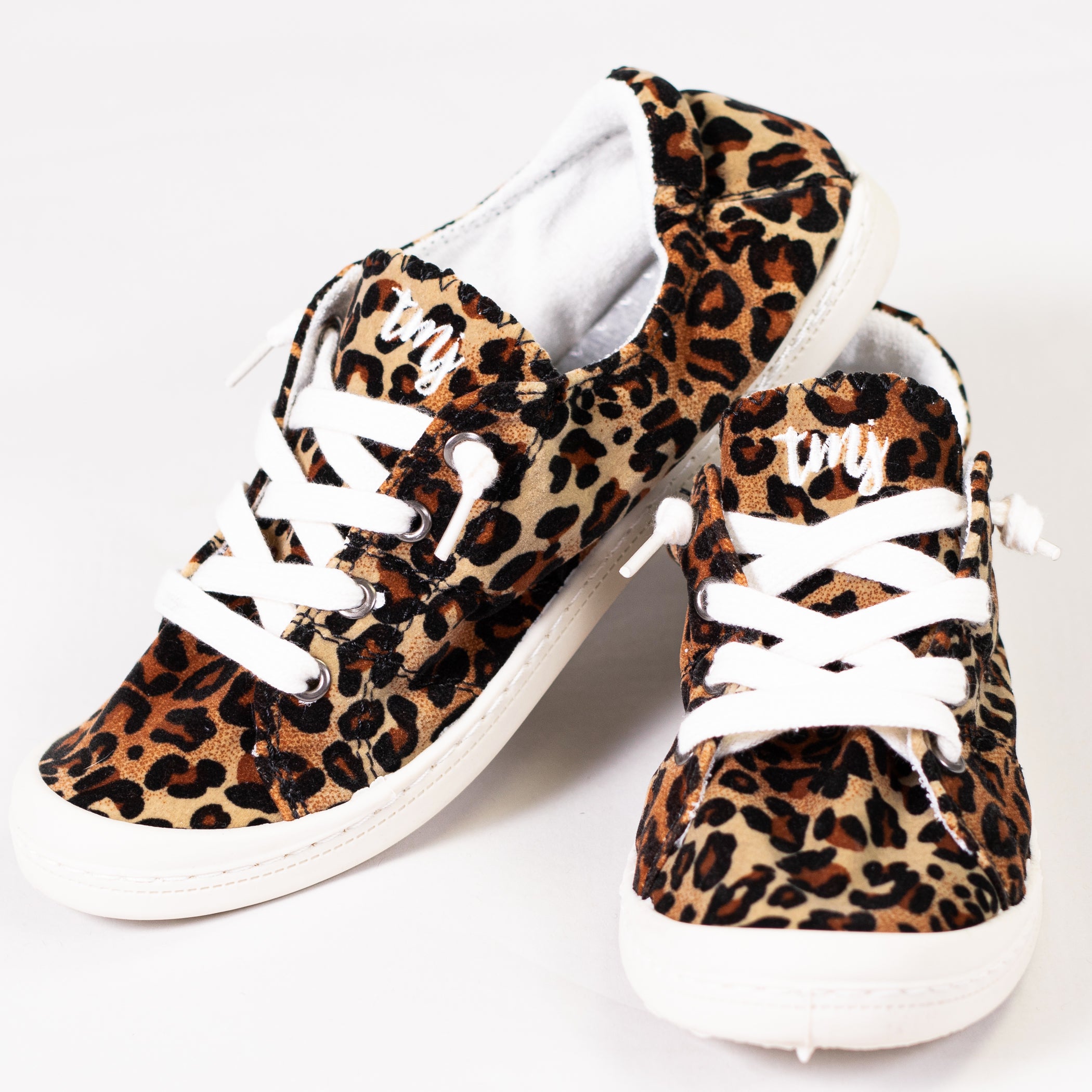 Hampton Star: White & Leopard - Comfy Bunion Sneakers | Sole Bliss – Sole  Bliss USA