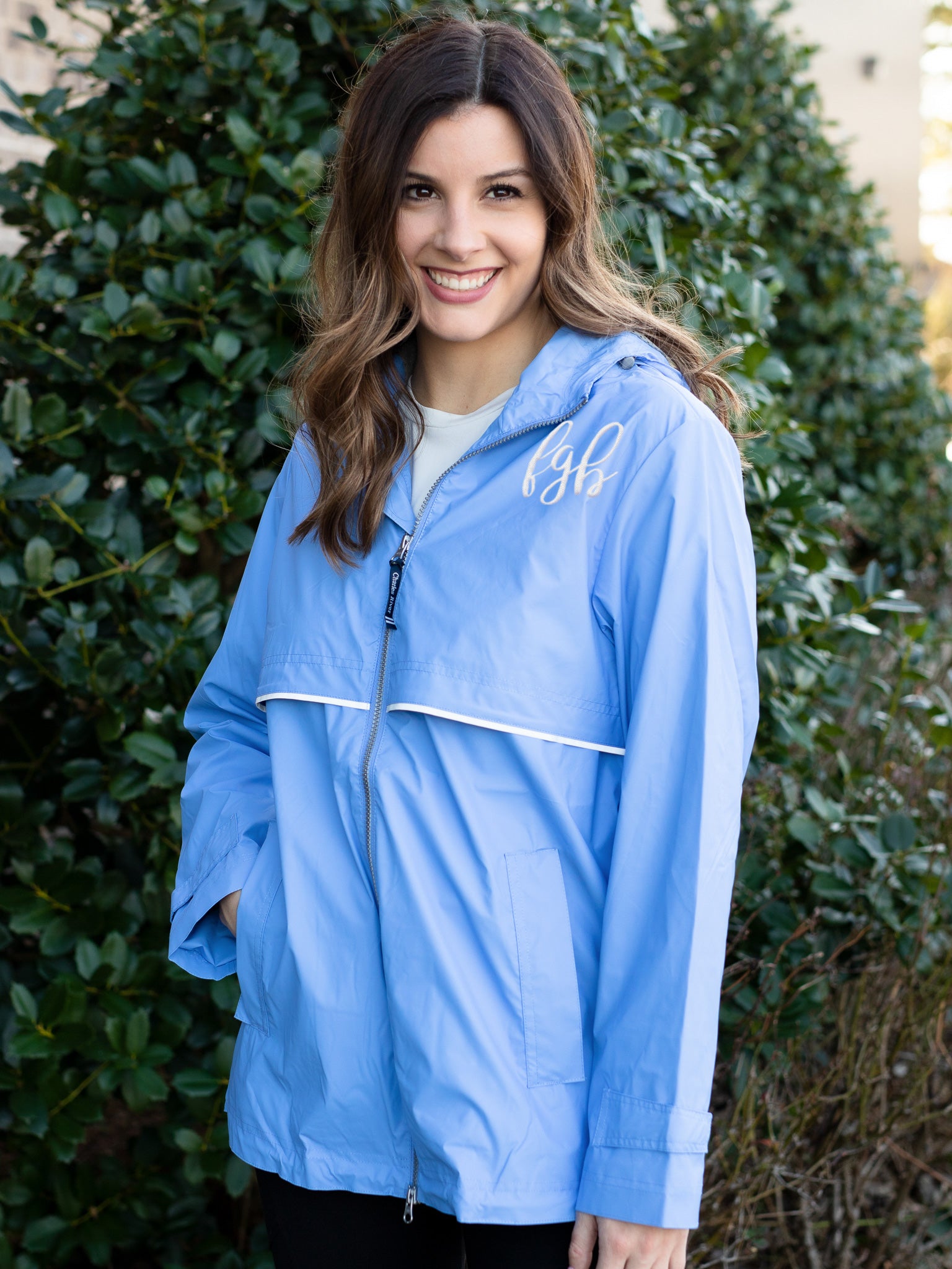 New Englander Rain Coat - Periwinkle – Initial Outfitters