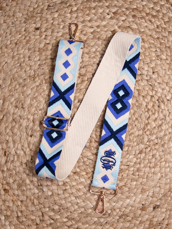 Ready to Go Woven Guitar Strap - Blue