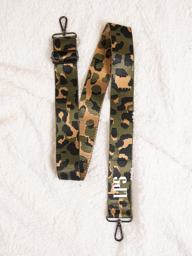 Leopard Guitar Strap - Olive – Initial Outfitters