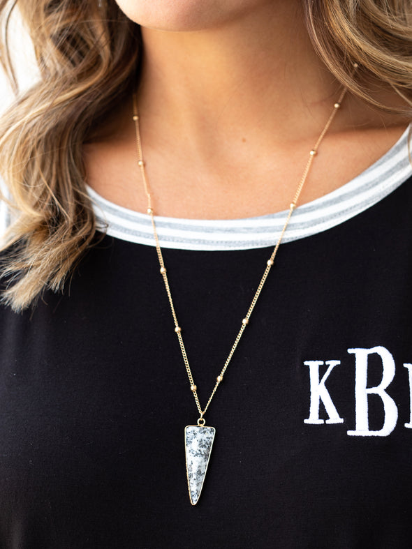 Ready To Run Necklace- Black