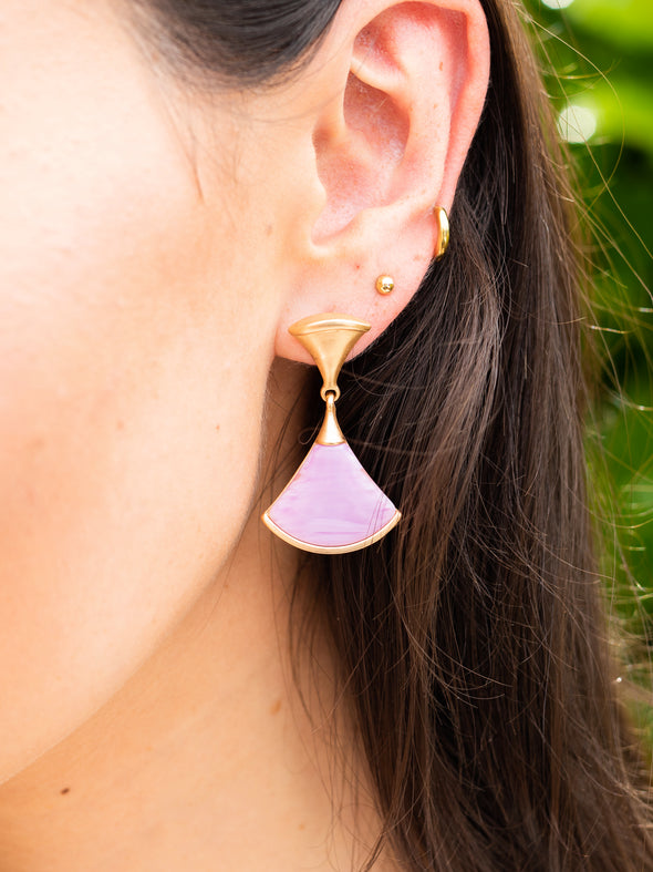 Addicted To Love Earrings- Lavender
