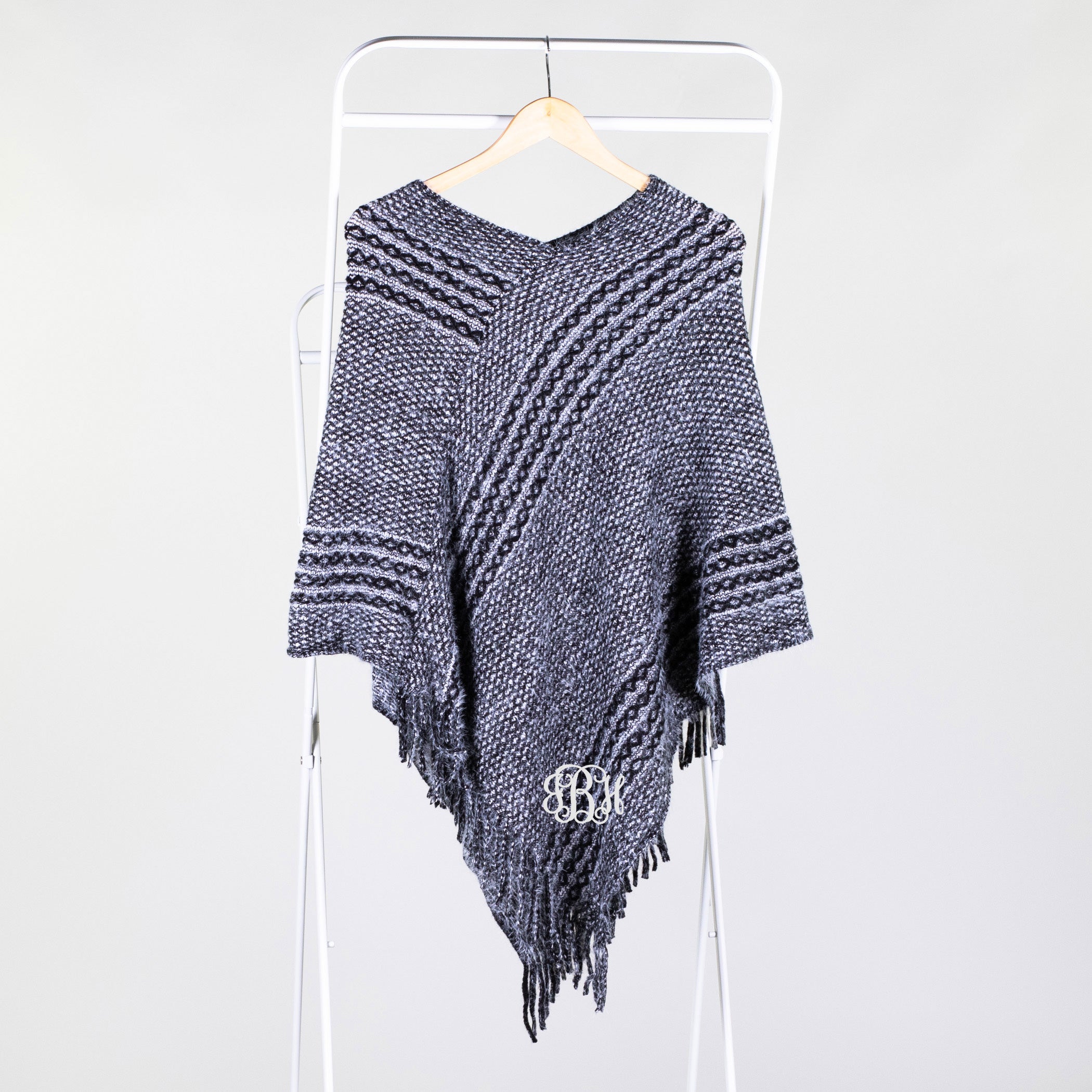 Crisp & Cool Knit Poncho – Initial Outfitters