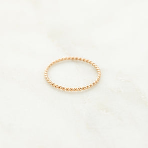 In The Details Stacking Ring - Braided