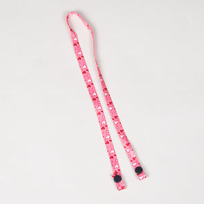 Red & Pink Heart Face Mask Lanyard