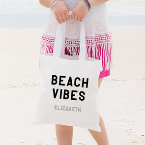 Small Beach Vibes Tote