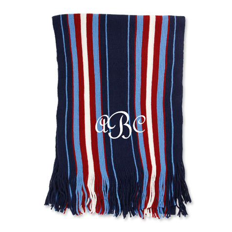 Navy & Red All American Scarf