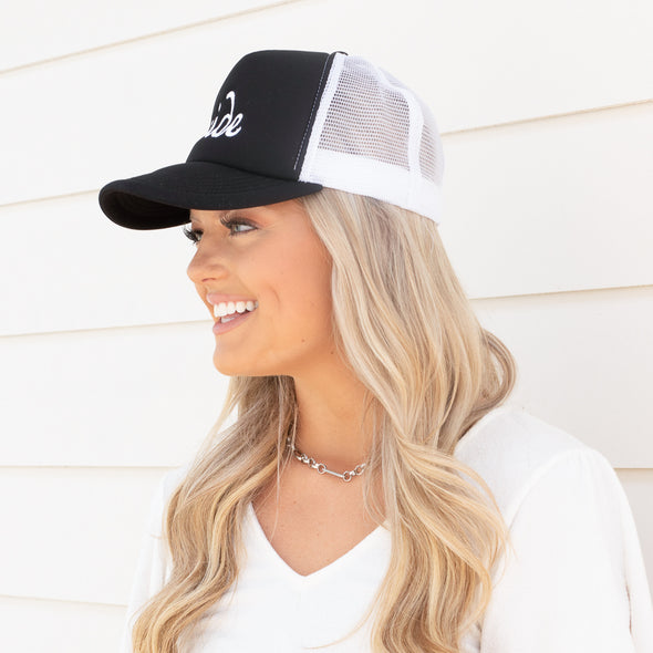 Black & White Life of the Party Trucker Hat