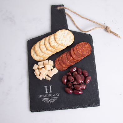 Euro Initial Slate Collection - Cheese Board