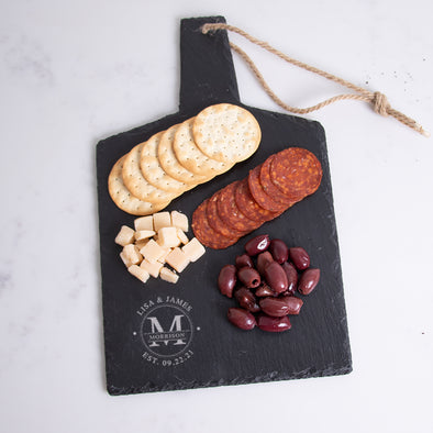 Family Seal Slate Collection - Cheese Board