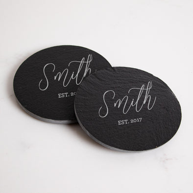 Welcome to Our Table Slate Collection - Coaster Set