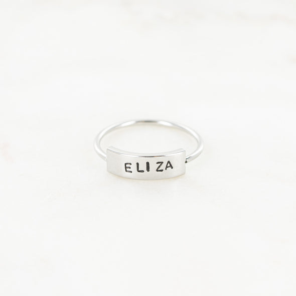 To Be Loved Hand Stamped Ring