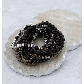 Black Velvet Crystal Bracelet