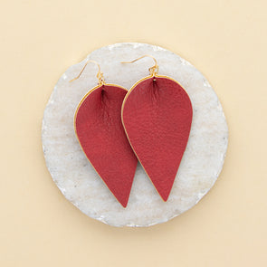 Leave It to Me Earrings - Red