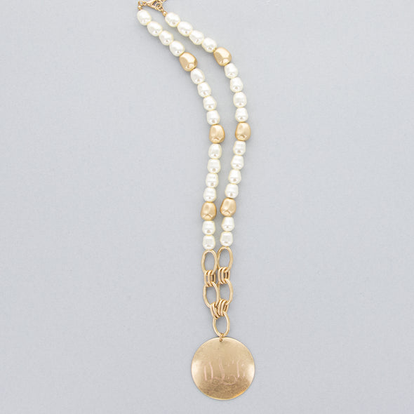 Elevated Style Necklace - Goldtone