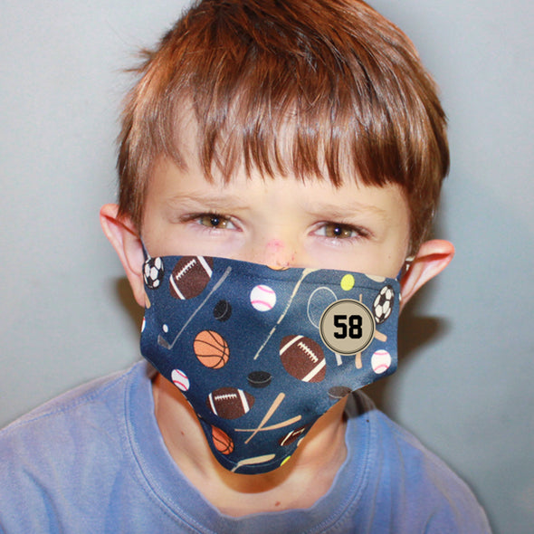 Kids Sports of All Sorts Face Mask