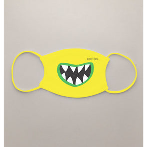 Kids Yellow Monster Mouth Face Mask