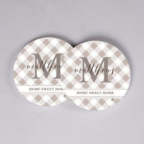 Family Plaid Collection Coasters