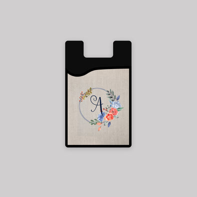Floral Ring Adhesive Card Caddy