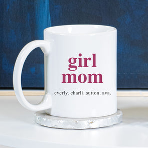 Girl Mom, Ceramic Mug