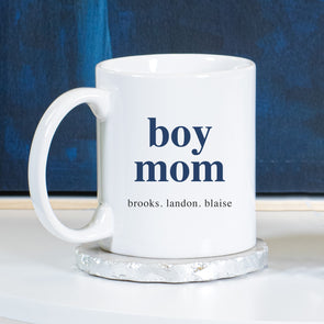Boy Mom, Ceramic Mug
