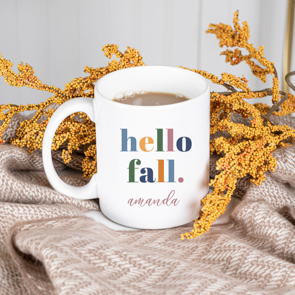 Hello Fall Mug – Hitchcock Paper Co.
