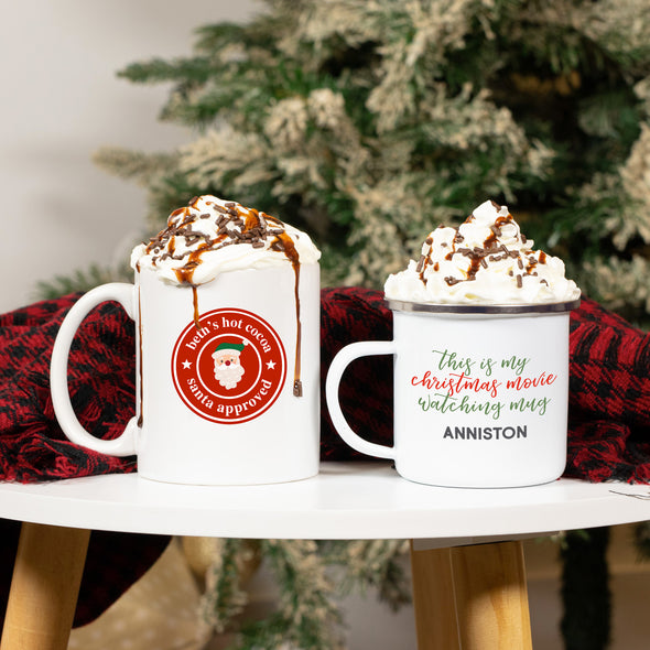 Hot Cocoa, Santa Approved Ceramic Mug