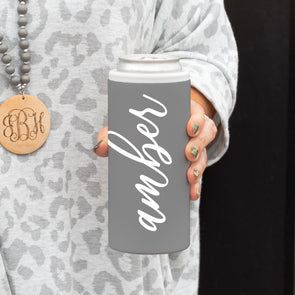Her Slim Can Cooler - Grey