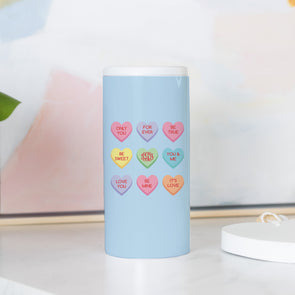 Candy Hearts Slim Can Cooler